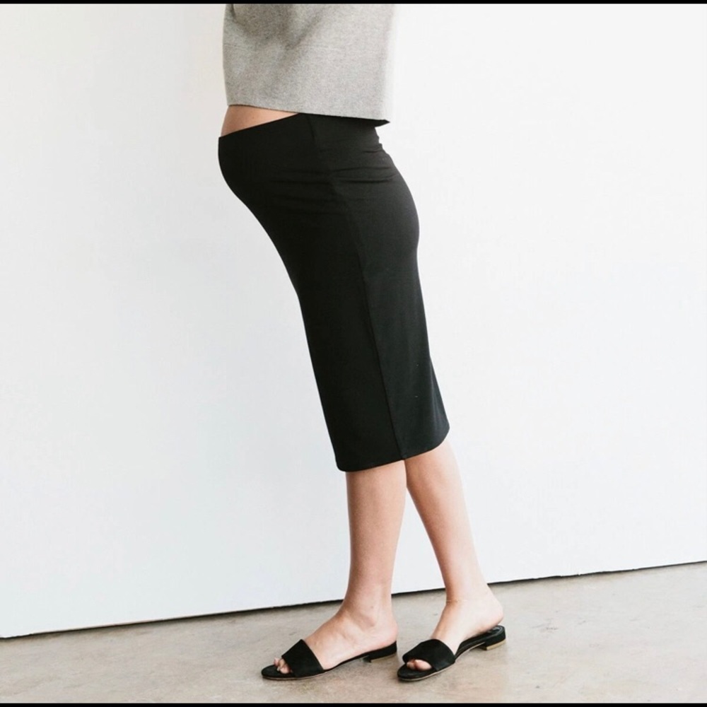 STORQ maternity classic pencil skirt black